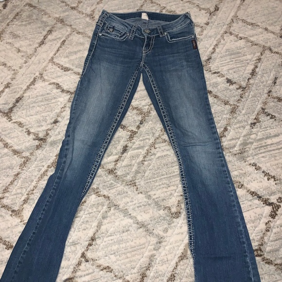 Silver Bootcut Jeans - Picture 2 of 2